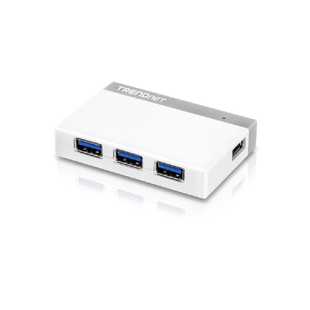 GENERICO - Adaptador Hub TRENDnet de USB-A 3.0  a  USB-A de 4 puertos Con puerto de energía TU3-H4