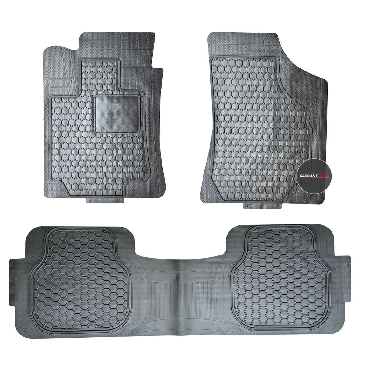 GENERICO - Piso de Jebe 3 Piezas Universal Premium – Auto y Camioneta