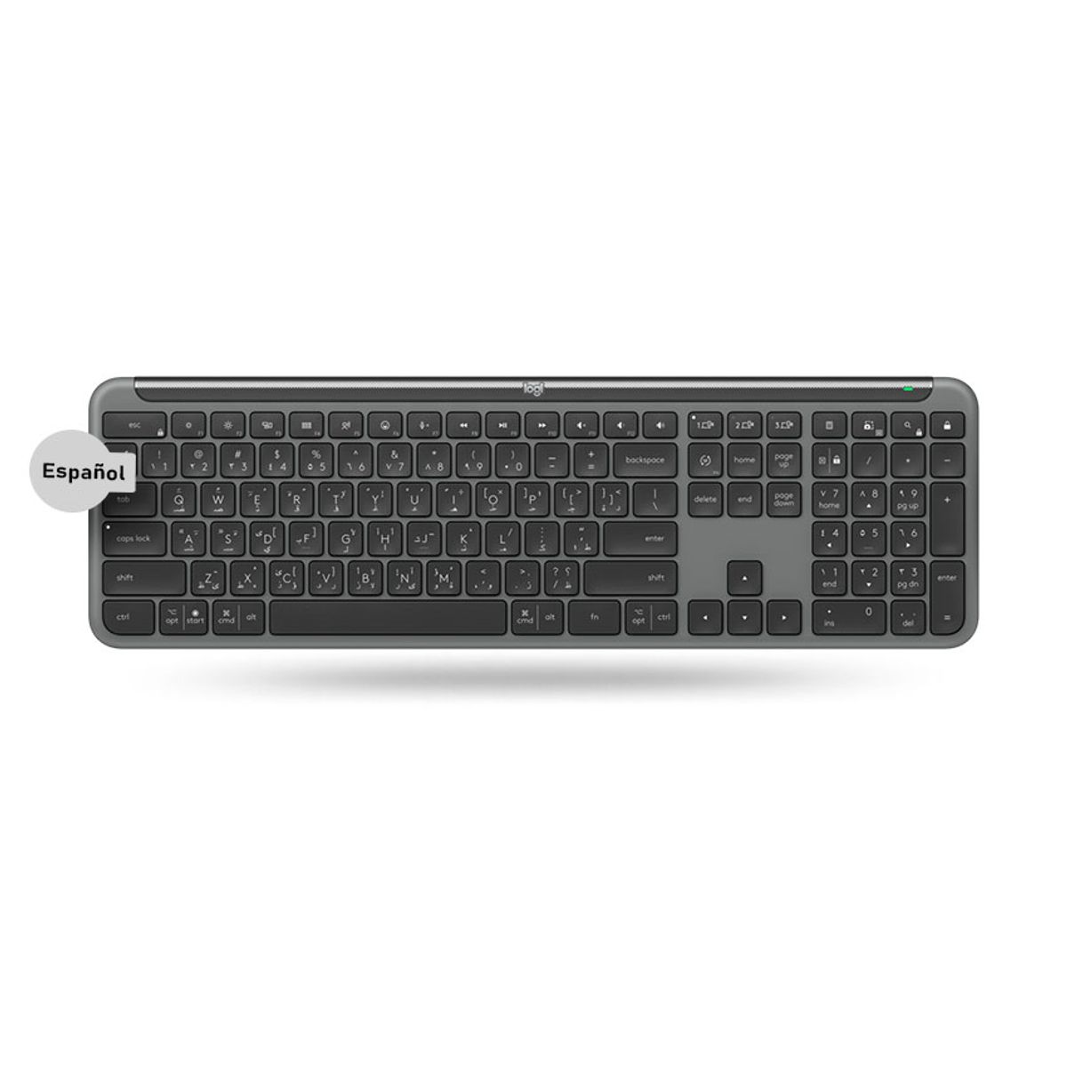 LOGITECH - Teclado Logitech Signature Slim Keyboard K950 bluetooth Windows macOS negro