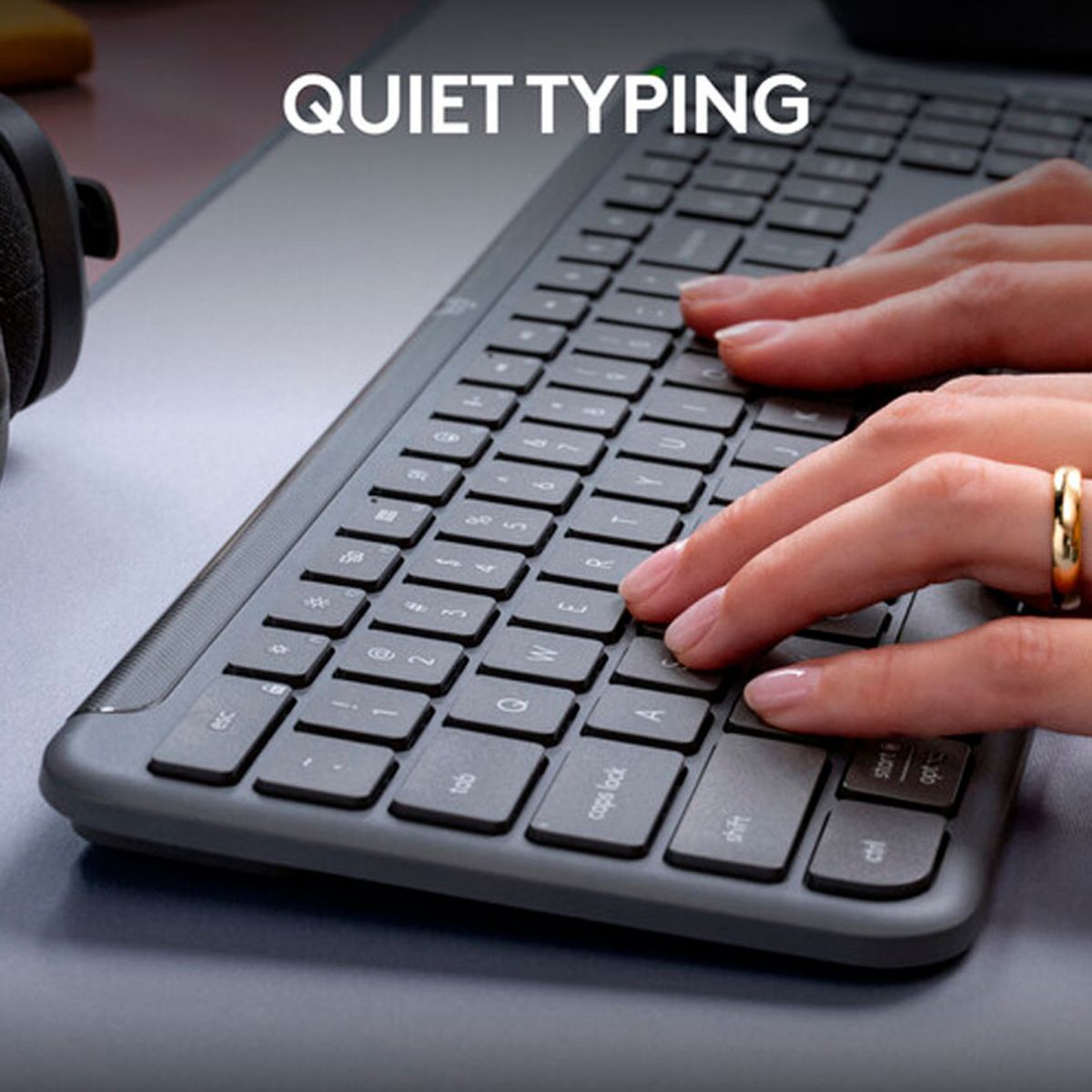 LOGITECH - Teclado Logitech Signature Slim Keyboard K950 bluetooth Windows macOS negro