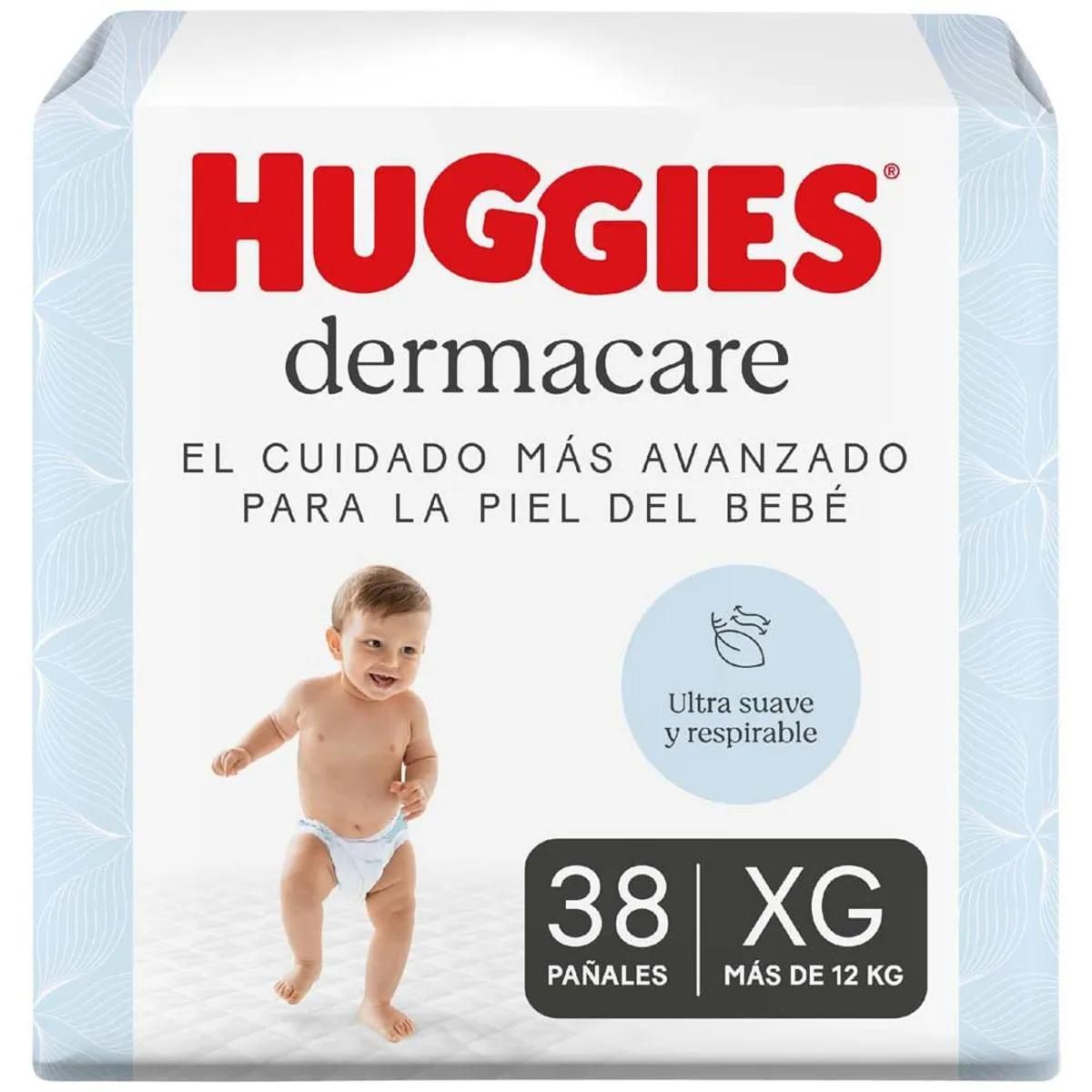 HUGGIES - Pañales para Bebé Huggies Dermacare Talla XG 38un