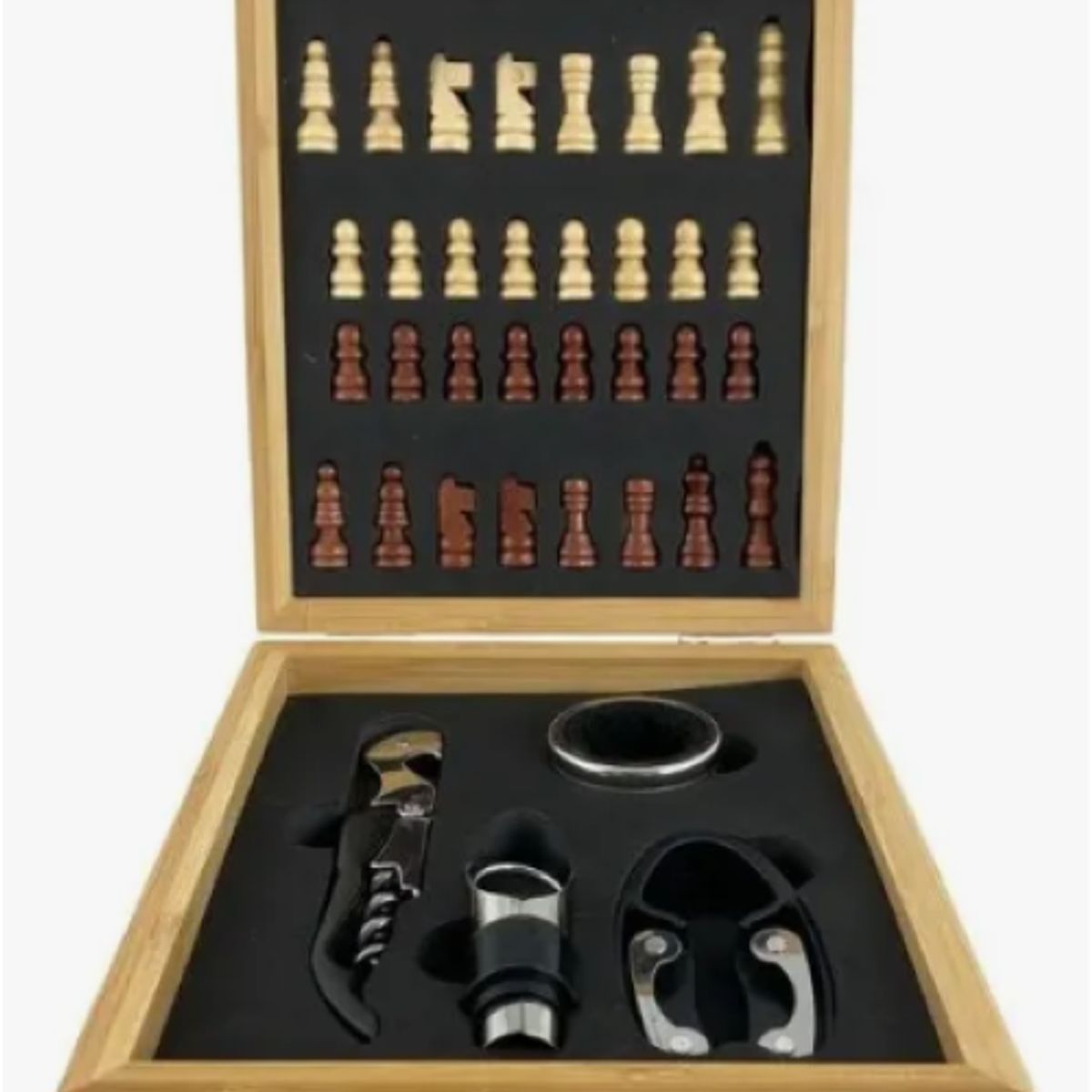 GENERICO - Set De Utensilios De Bar Con Tablero Y Piezas De Ajedrez