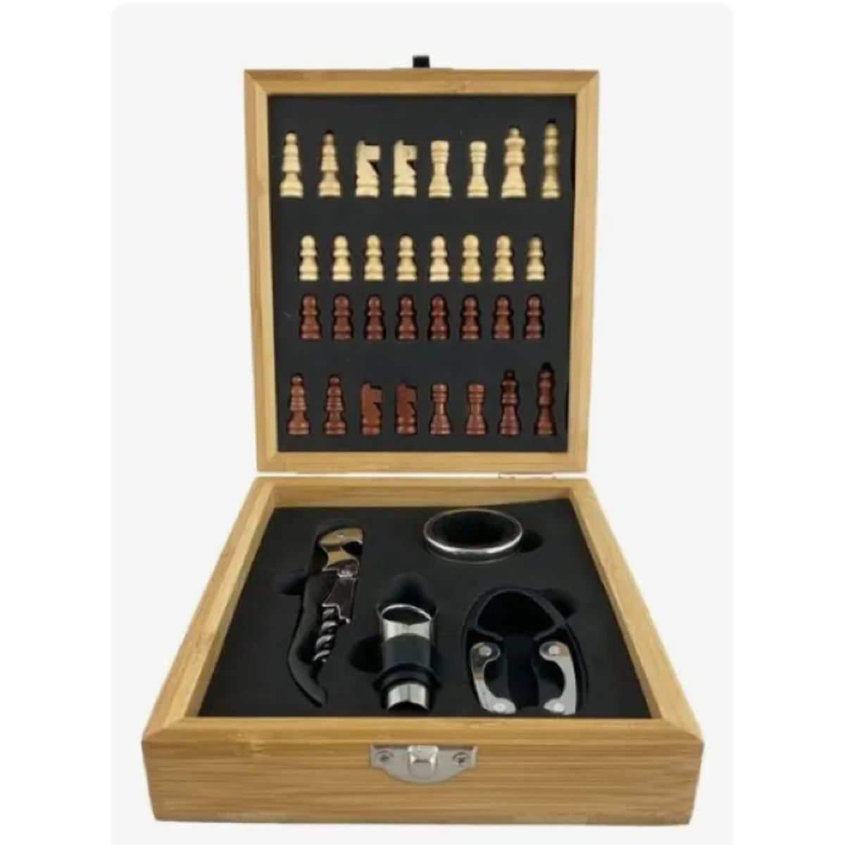 GENERICO - Set De Utensilios De Bar Con Tablero Y Piezas De Ajedrez
