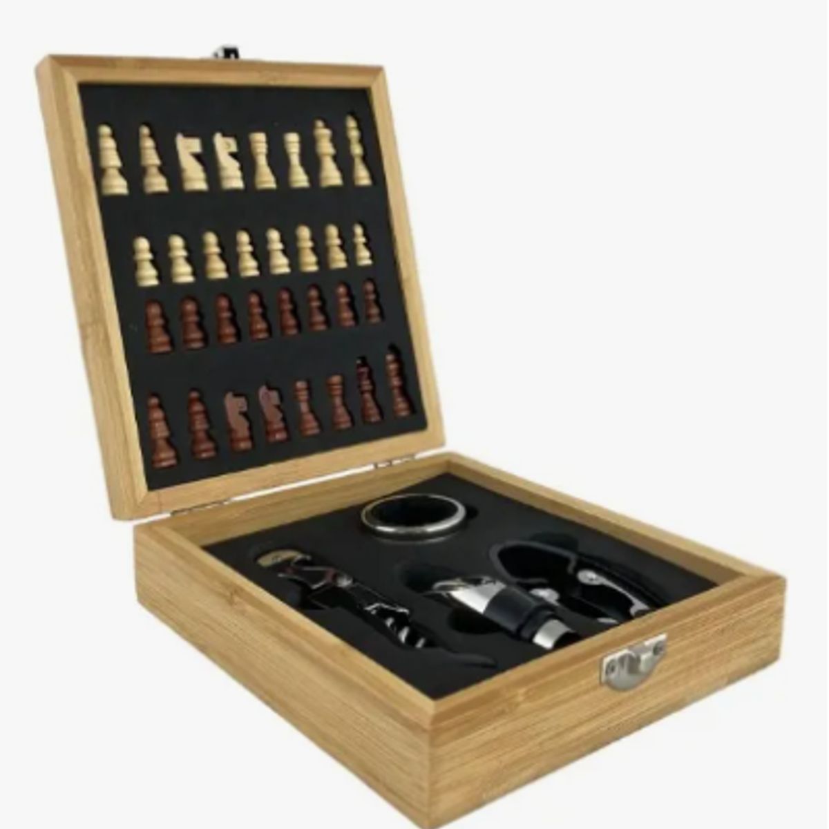 GENERICO - Set De Utensilios De Bar Con Tablero Y Piezas De Ajedrez