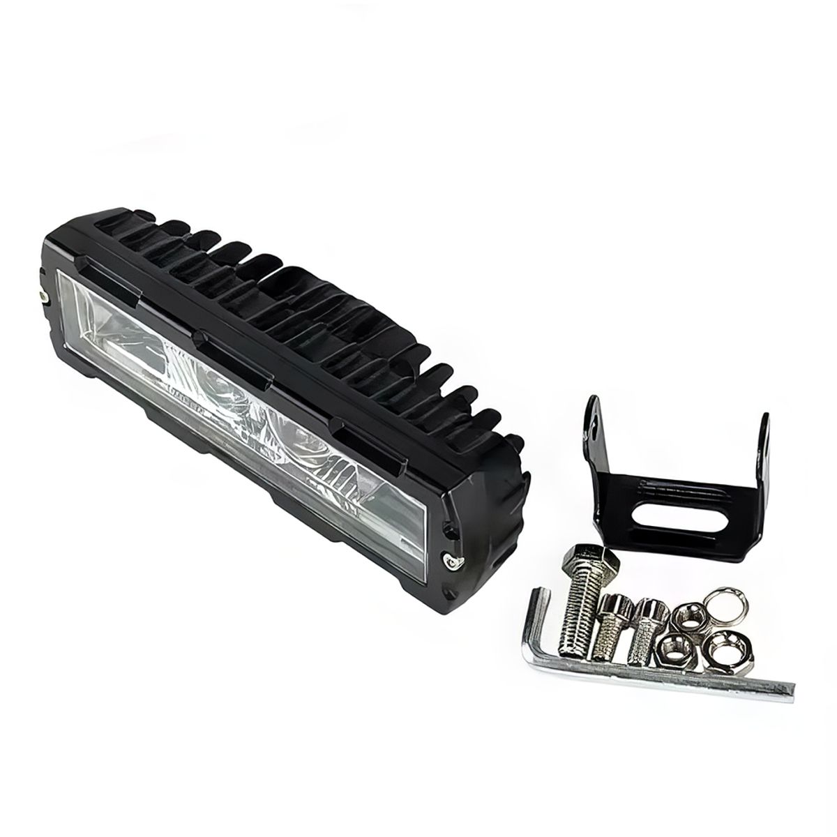 GENERICO - Faro Led Lupa Luz Blanca + Amarillo + Dual par