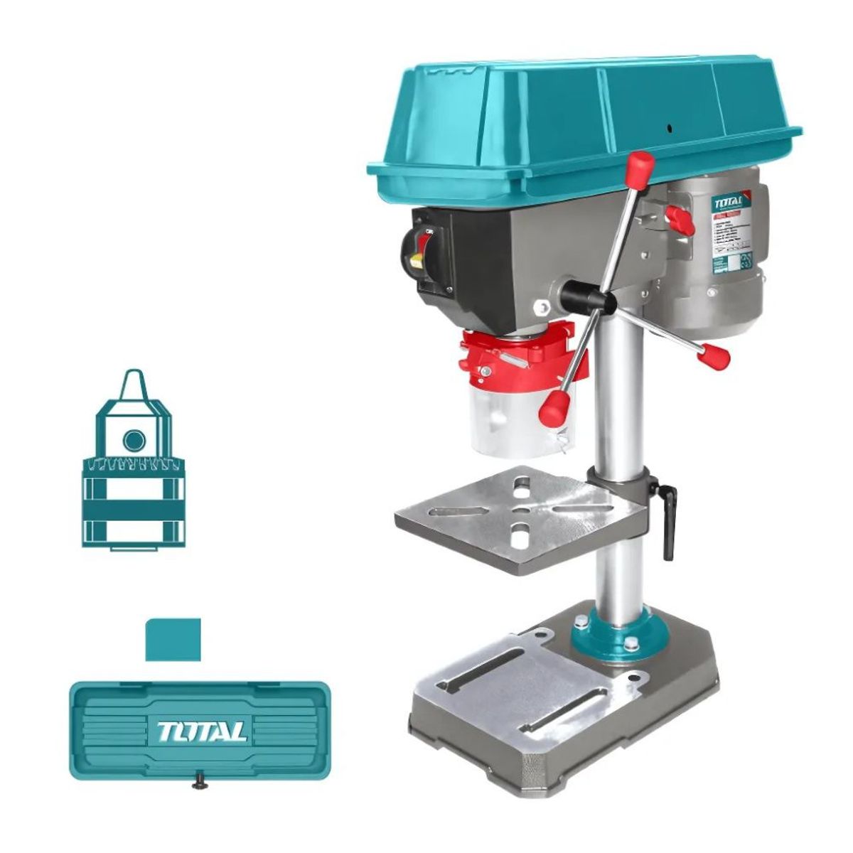 GENERICO - Taladro De Banco 0.5 Hp 13mm 350w 3070rpm Altura 59cm