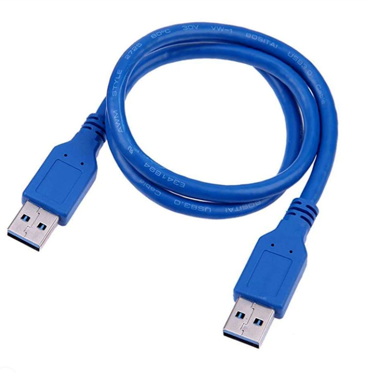 GENERICO - Cable USB macho a macho de 15CM 3.0 Alta velocidad