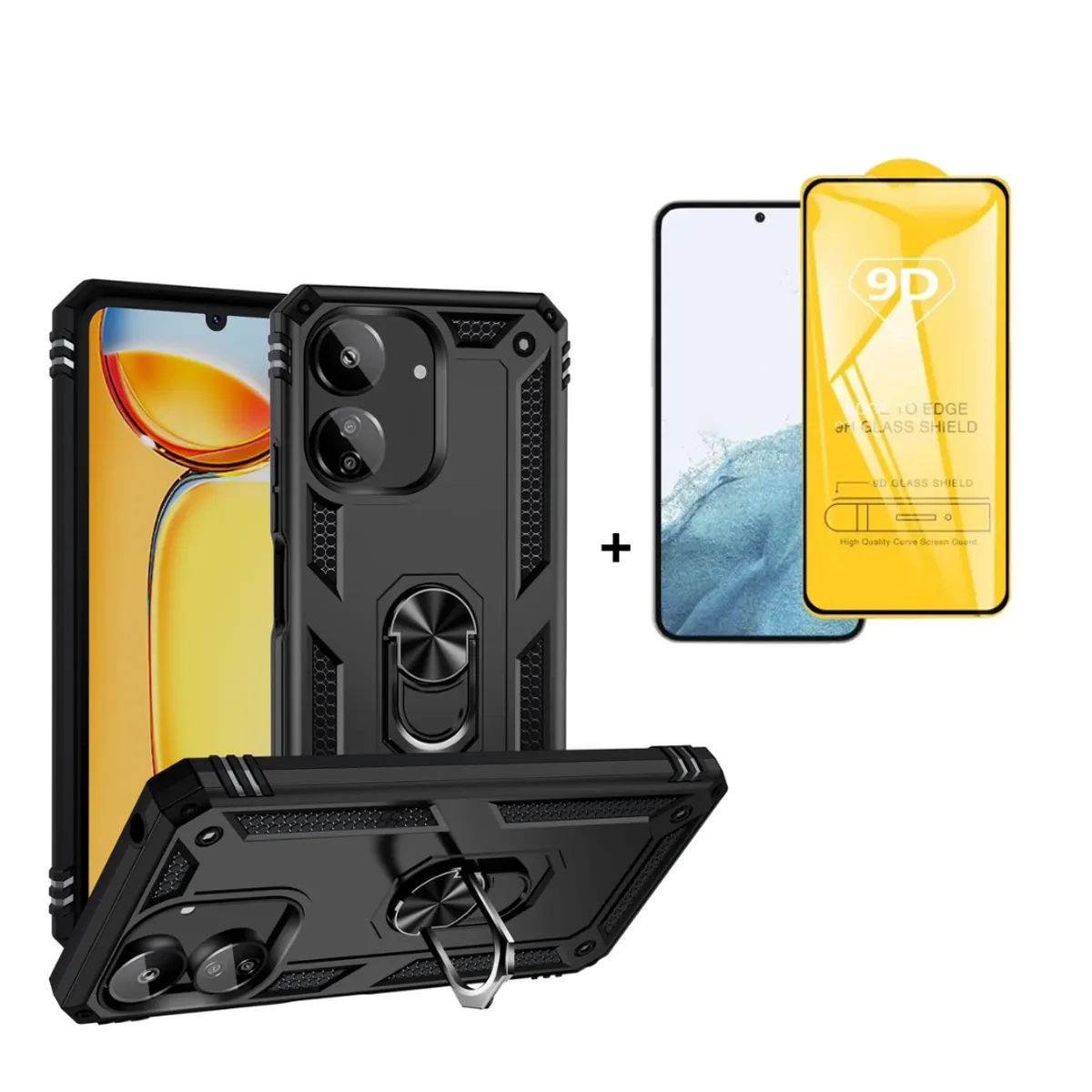 CASE - CASE ARMADURA REDMI A5 +MICA DE VIDRIO