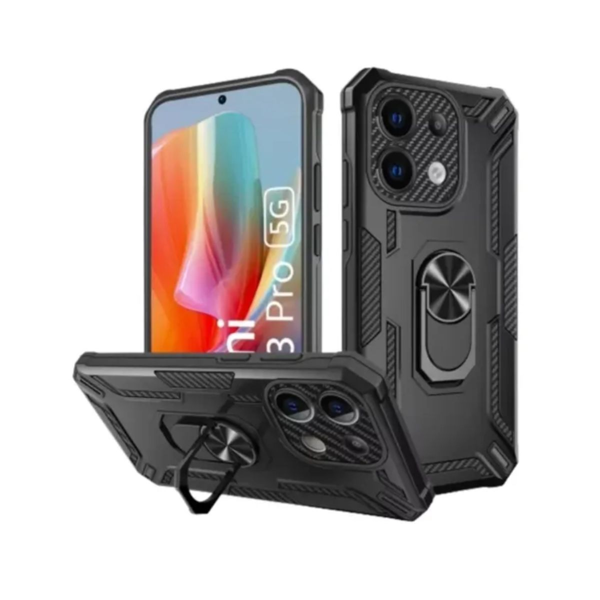 CASE - CASE ARMADURA REDMI NOTE 14S - NEGRO