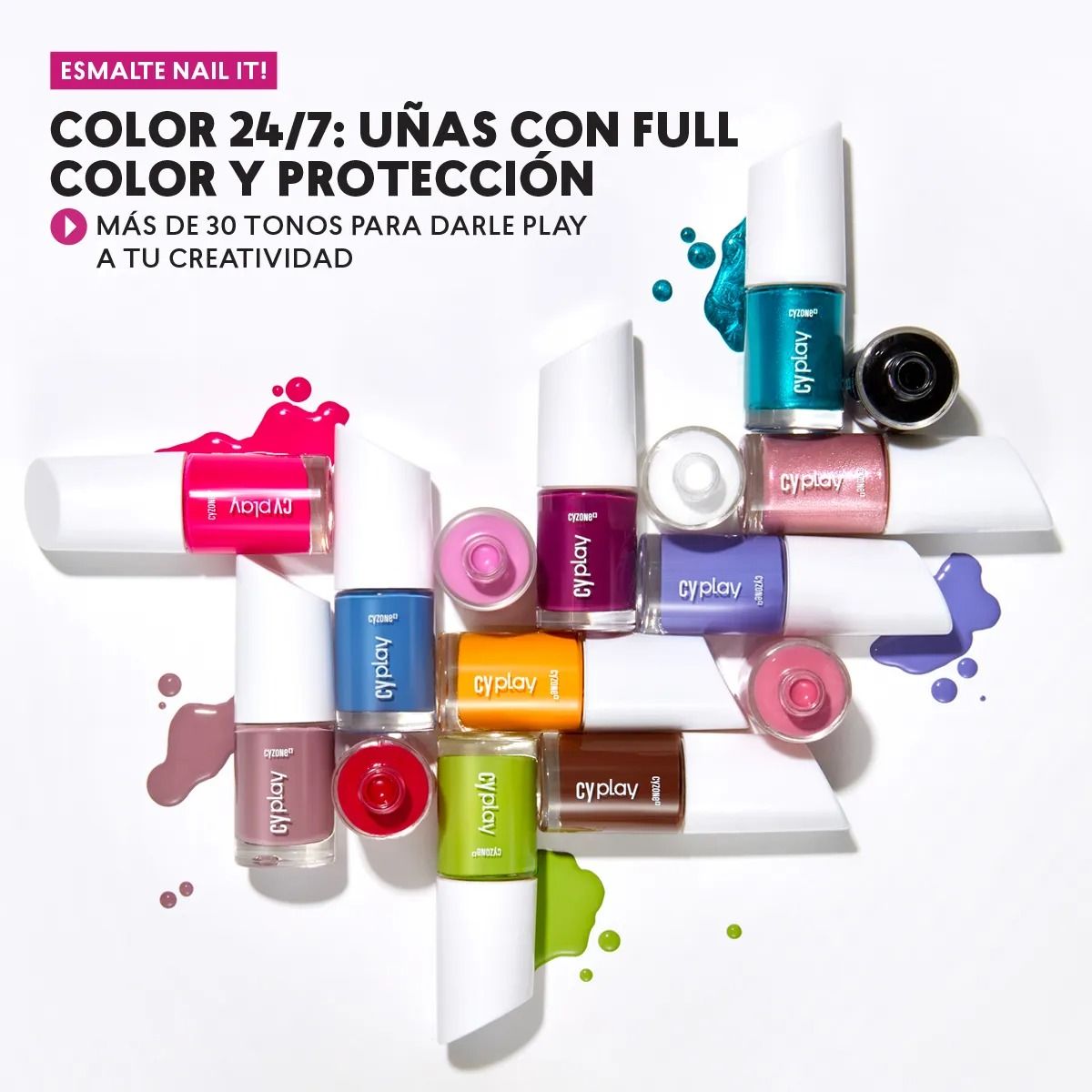 CYZONE - Esmalte de uñas Nail It de CyPlay guacamole