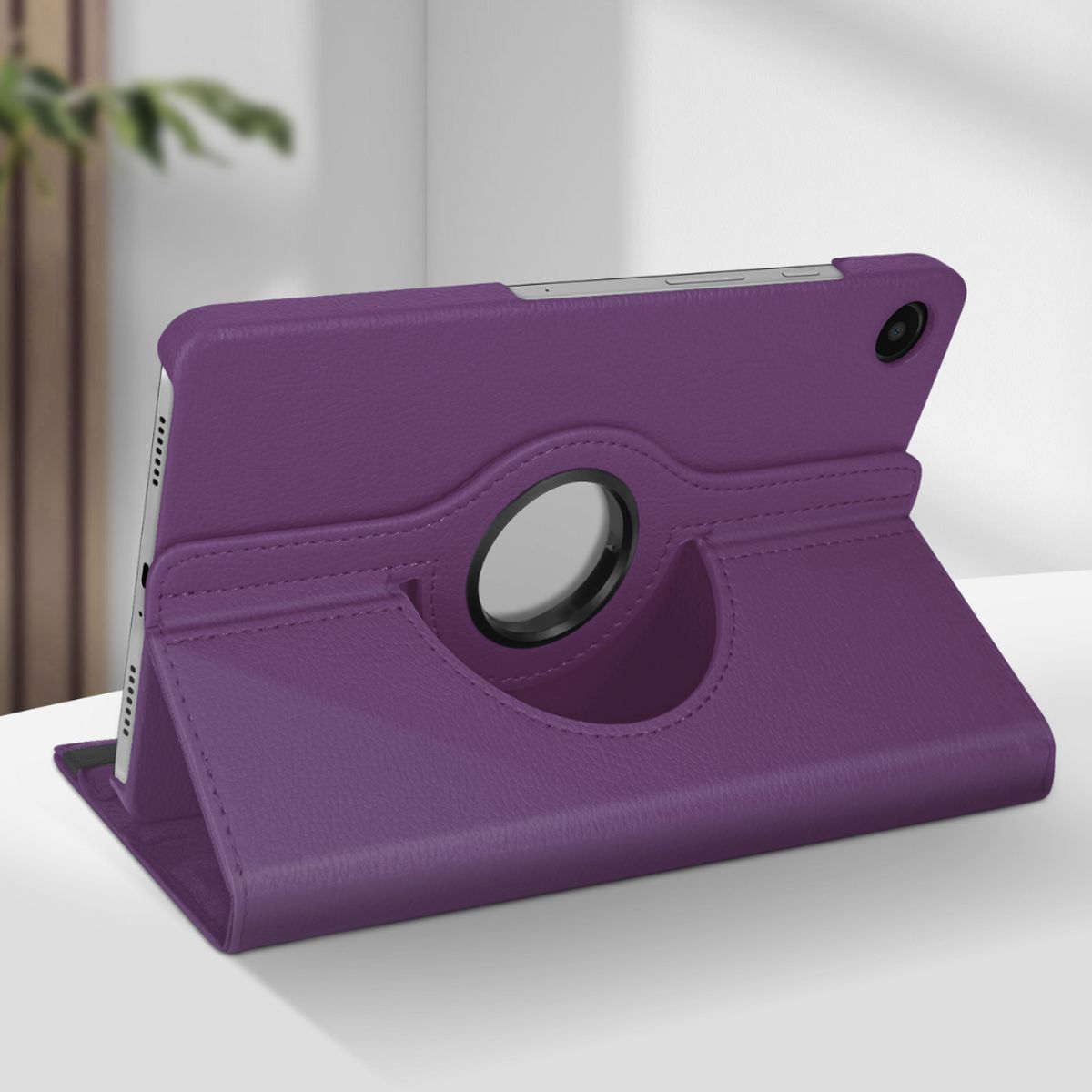 GENERICO - Funda Protector Giratorio 360° para Samsung A9 PLUS 11 " - MORADO