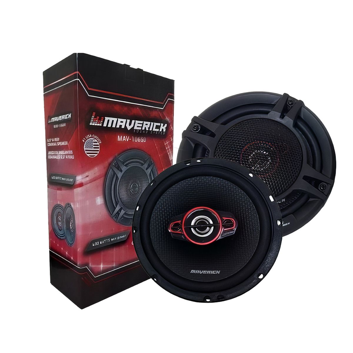 GENERICO - Maverick JGO. De Parlantes Coaxiales 6X9 4 Vias MAV-10690