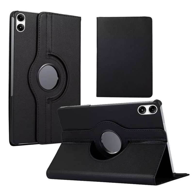 GENERICO - Funda Protector Giratorio 360° para Redmi PAD PRO 12 .1" - NEGRO