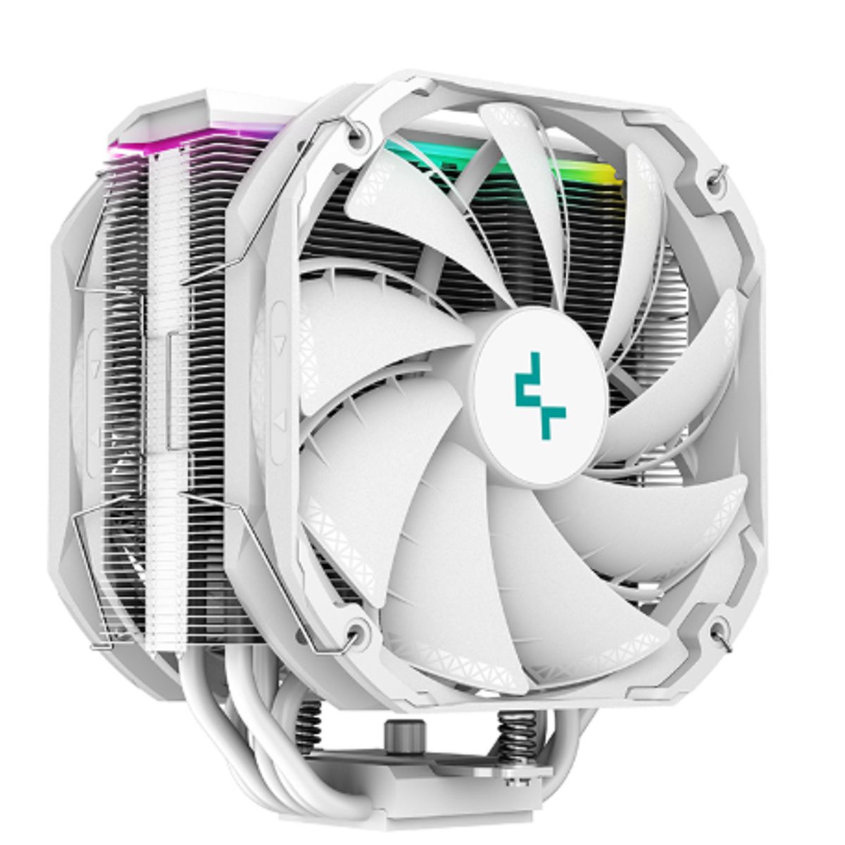 DEEPCOOL - Disipador Por Aire AS500PLUS WH 2 x 14 cm.220 W.ALTURA: 164mm DEEPCOOL