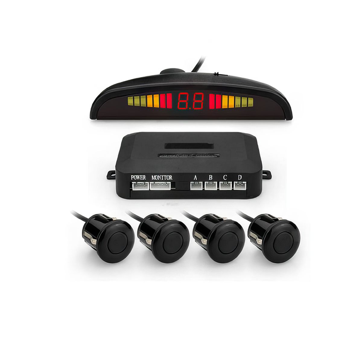 KOBO - Sensor De Estacionamiento Kube Ultrasonico Display