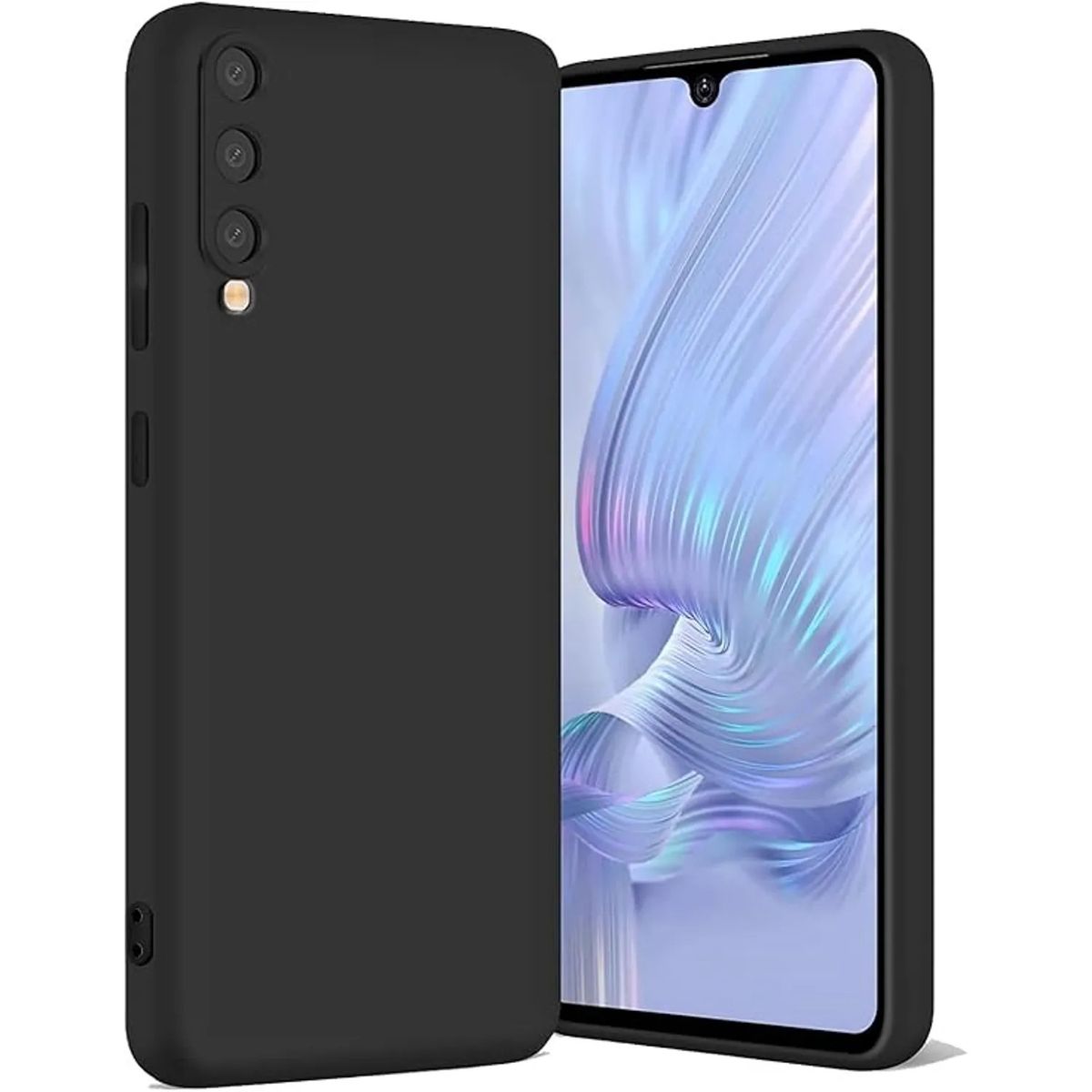 GENERICO - Case Protector para Samsung A70 Silicona Negro