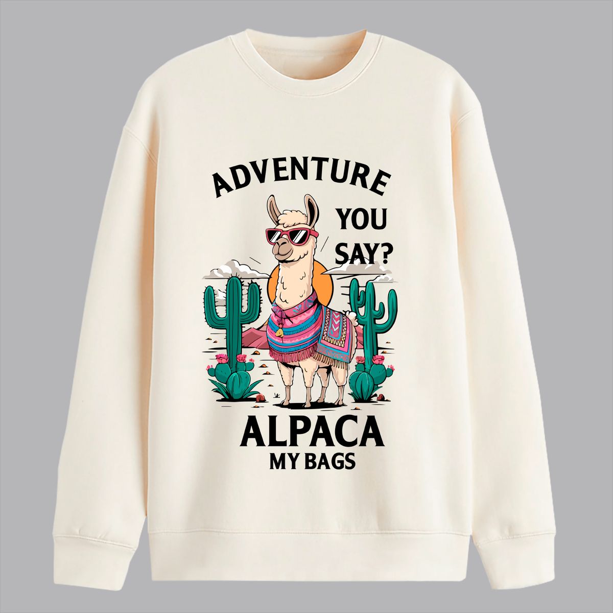 GENERICO - Polera Peru Modelo Adventure You Say Alpaca My Bags