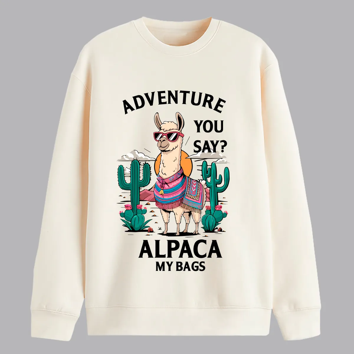 GENERICO - Polera Peru Modelo Adventure You Say Alpaca My Bags