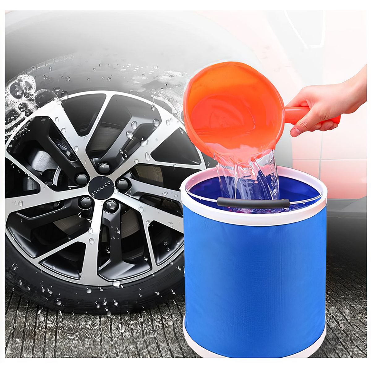 GENERICO - Valder Multiuso13 Litros Plegable Para Auto