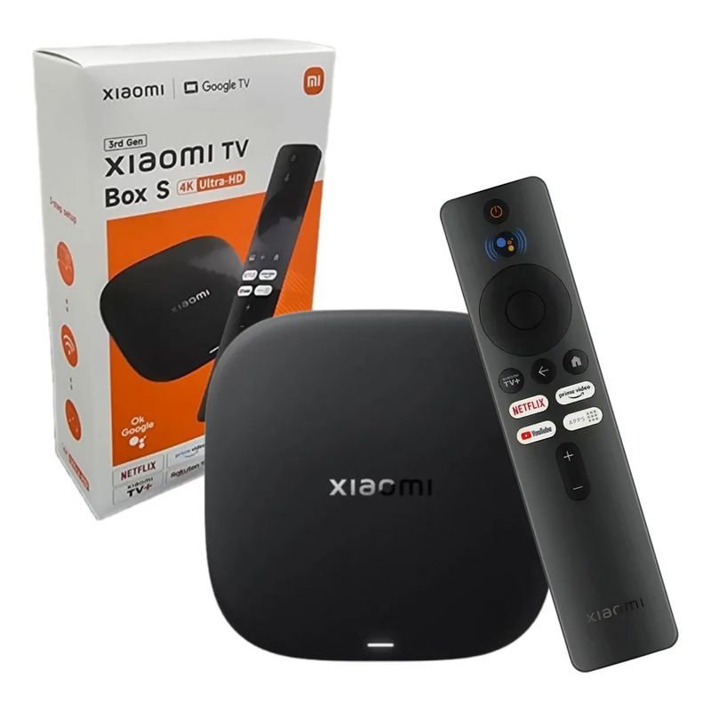 XIAOMI - Xiaomi Tv Box S 3ra Gen 4k Ultra Hd Android Tv Control