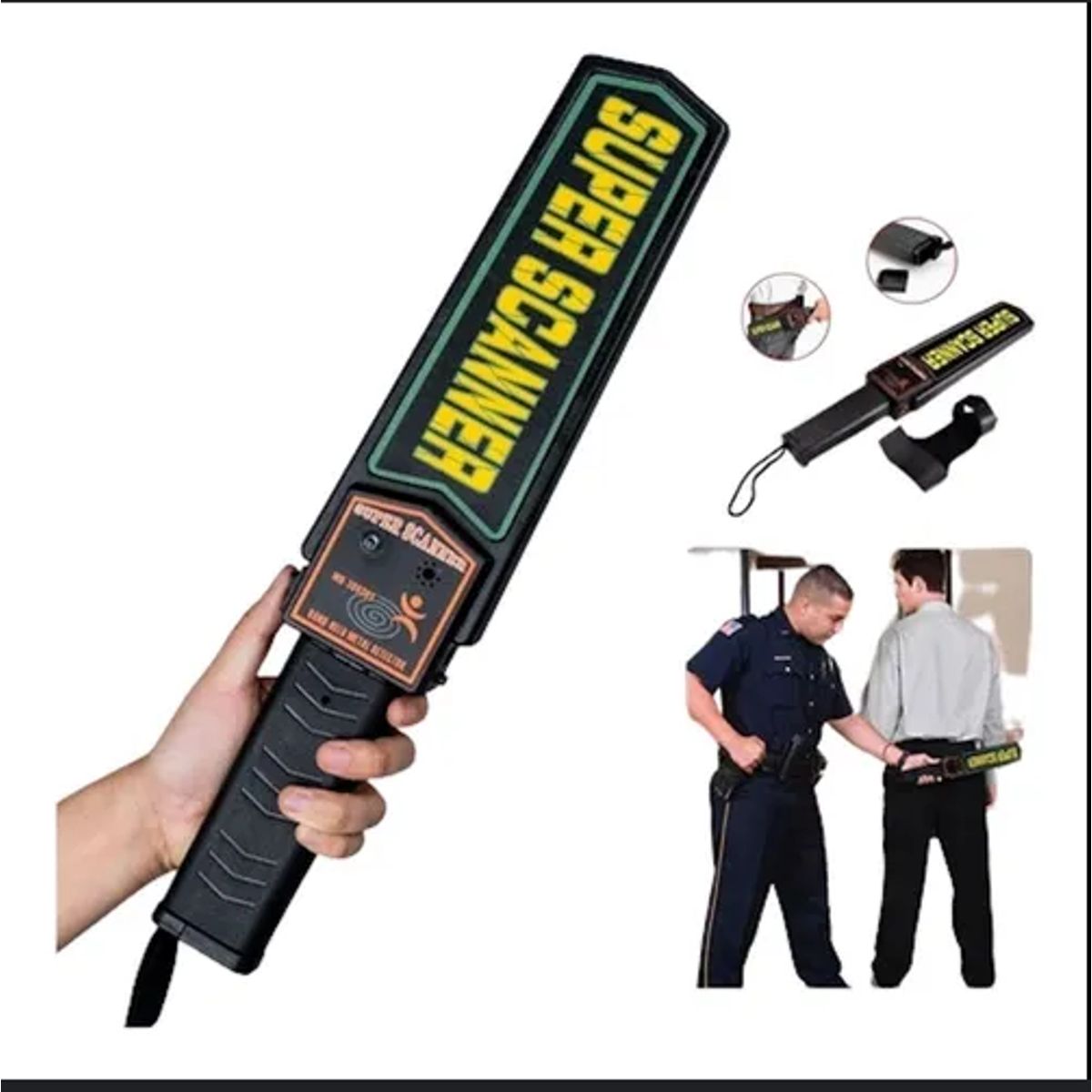 GENERICO - Detector de Metal Super Escaner de Seguridad