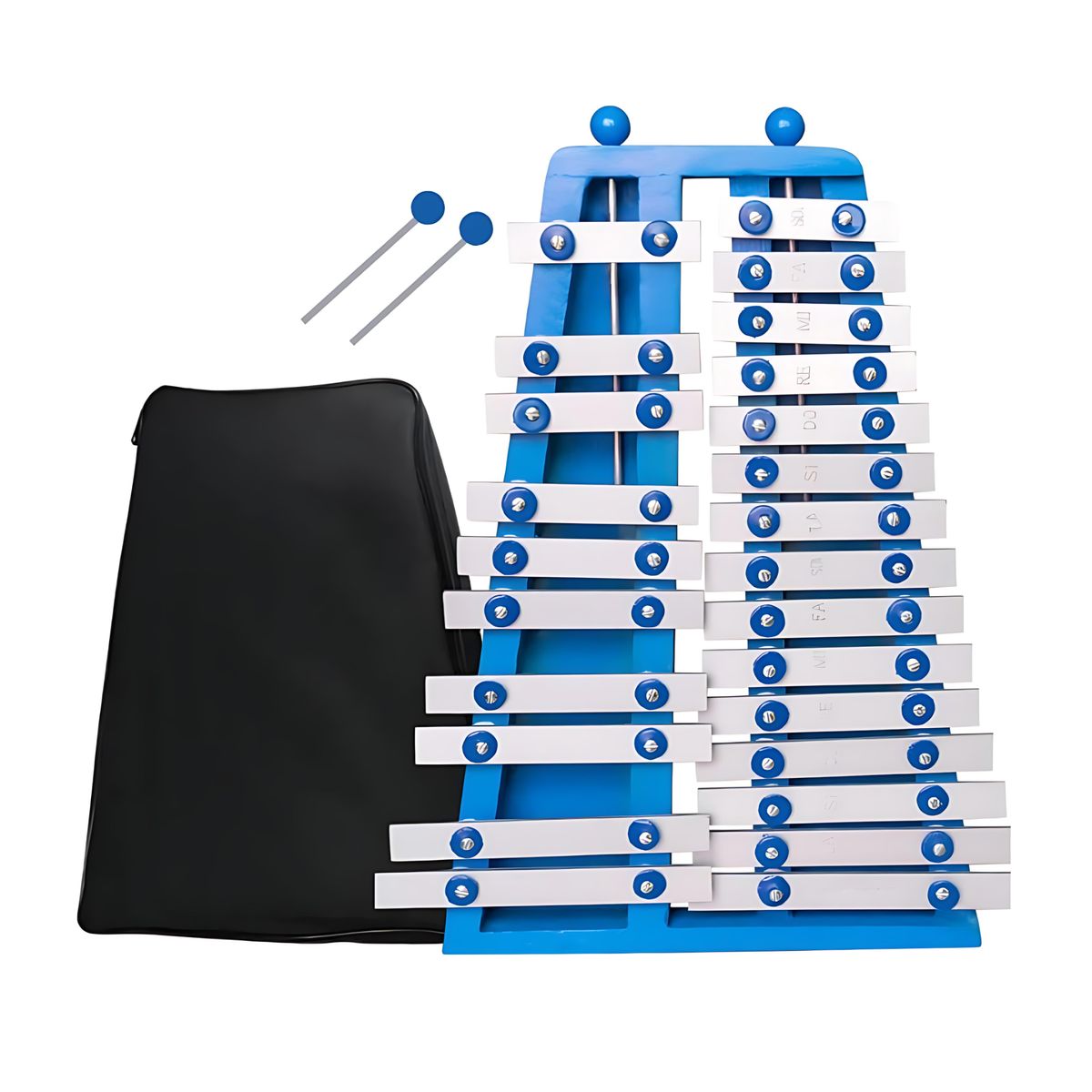 GENERICO - XILÓFONO CROMÁTICO AZUL de 25 notas más funda