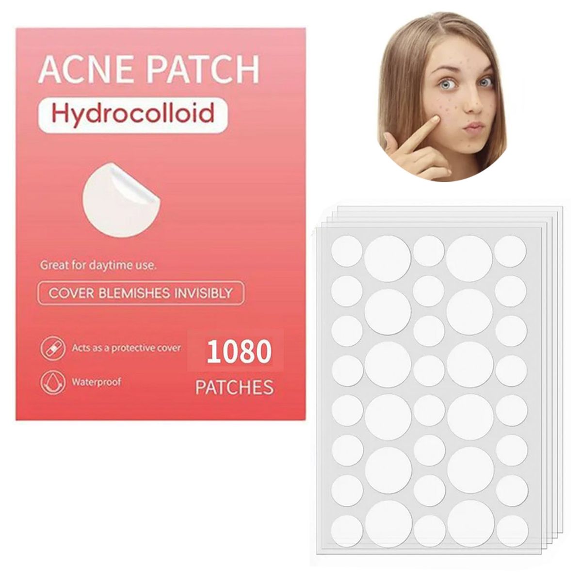 GENERICO - PIMPLE PATCH removedor de acné invisible 1000 unidades