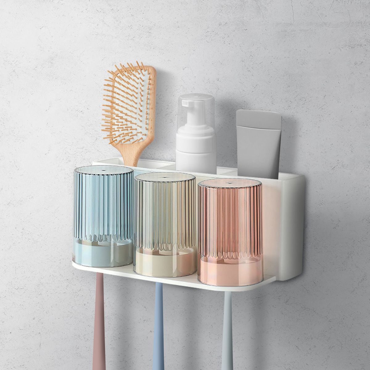 ITALGRIF - Organizador de baño autoadhesivo Colección Home