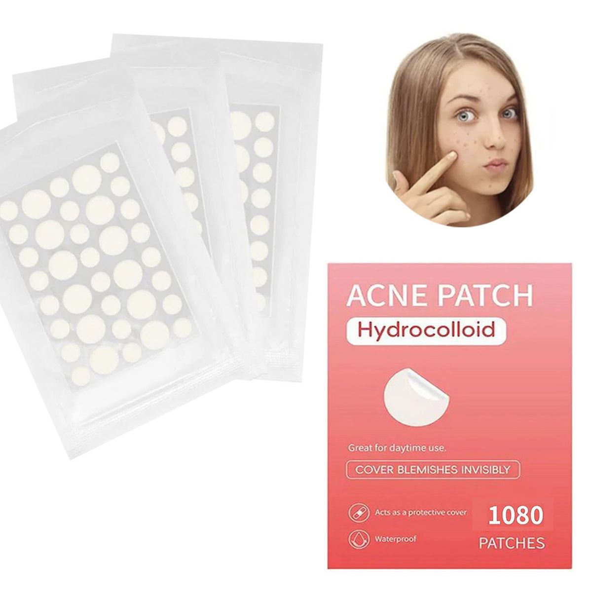 GENERICO - PIMPLE PATCH removedor de acné 1 MIL unidades