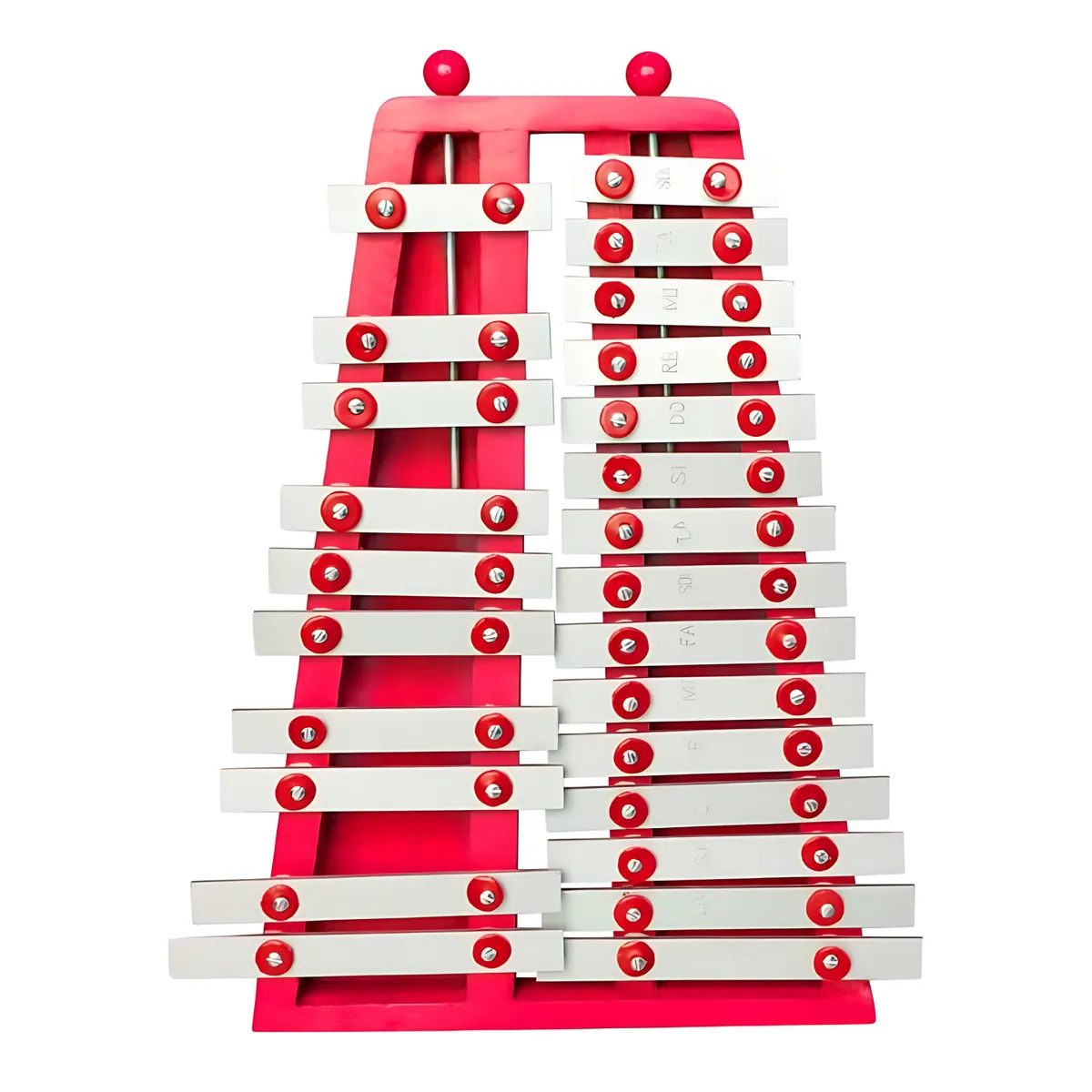 GENERICO - XILÓFONO CROMÁTICO ROJO de 25 notas más funda