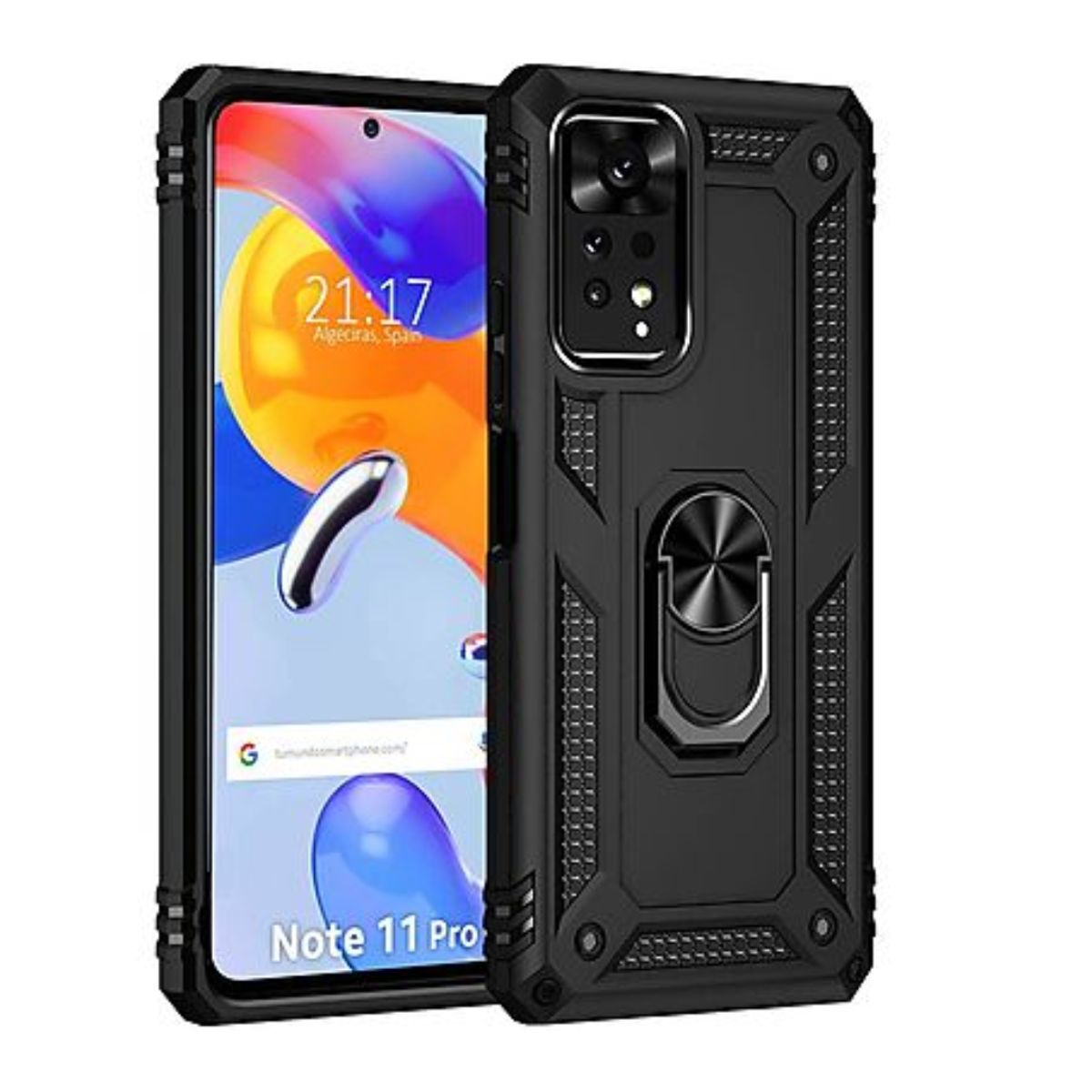 CASE - CASE ARMADURA PARA XIAOMI REDMI NOTE 11 4G   - NEGRO