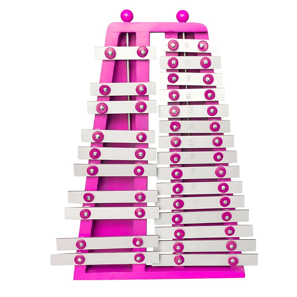 GENERICO - XILÓFONO CROMÁTICO ROSADO de 25 notas más funda