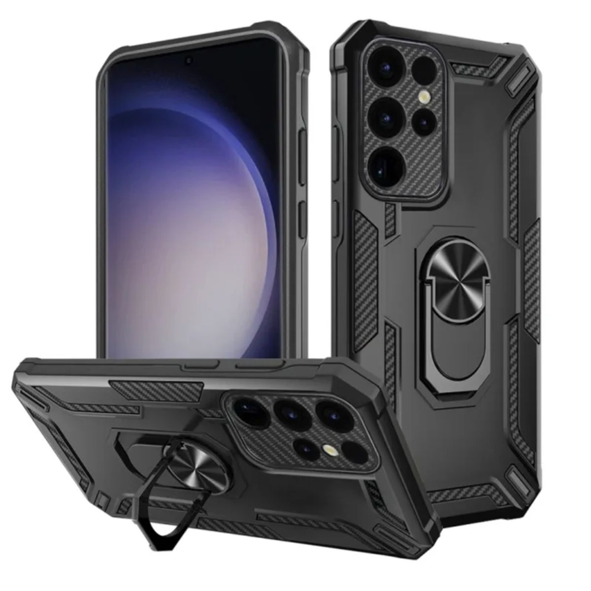 CASE - CASE ARMADURA PARA SAMSUNG S22 ULTRA  - NEGRO