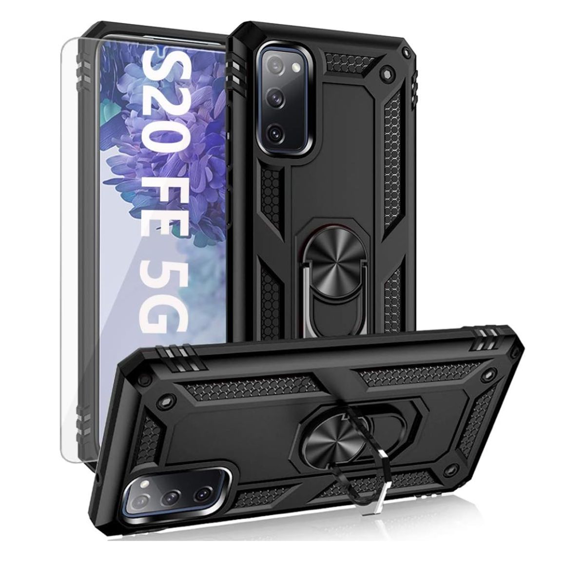 CASE - CASE ARMADURA PARA SAMSUNG S20FE  - NEGRO