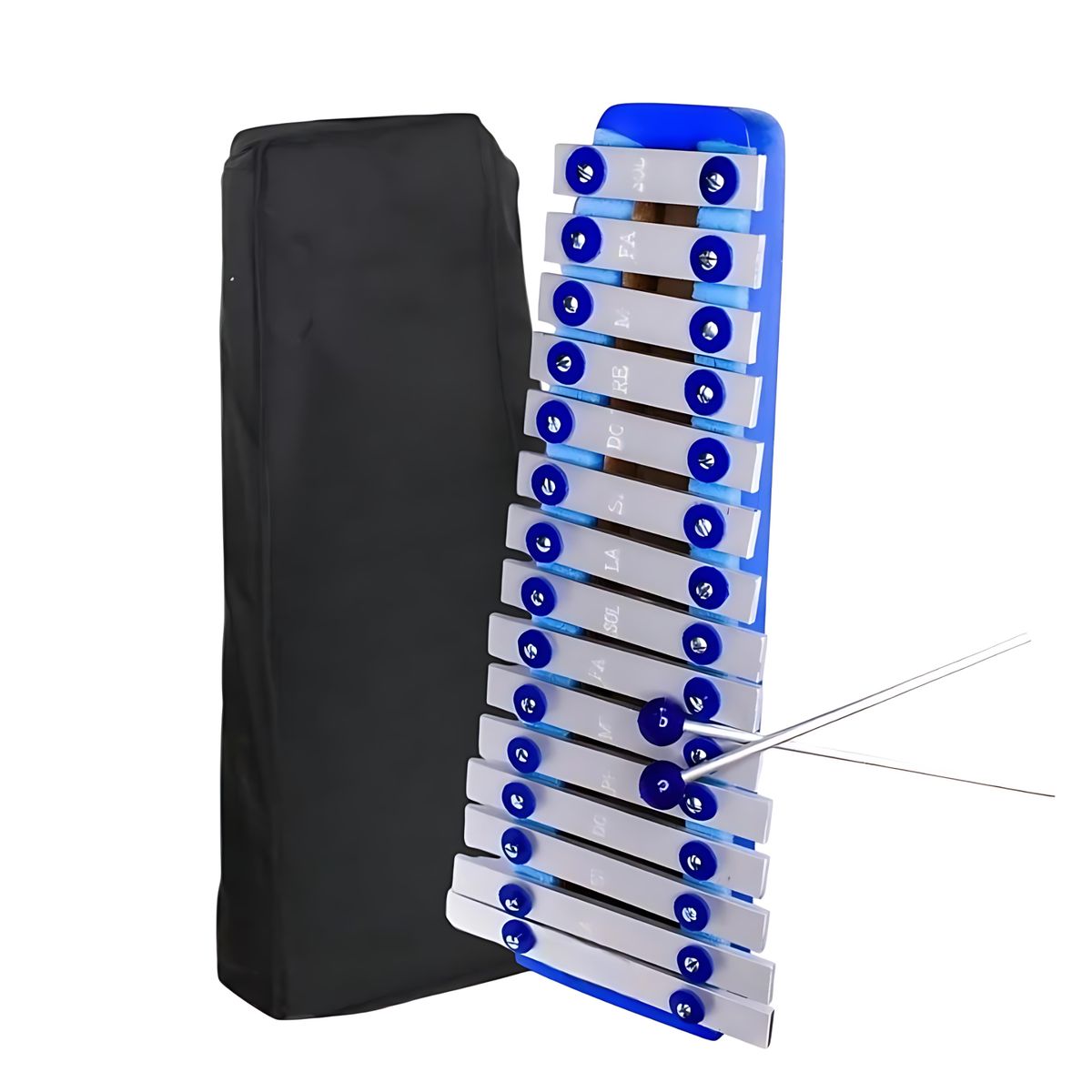 GENERICO - XILÓFONO  AZUL de 15 notas más funda