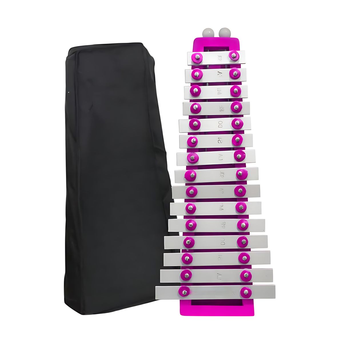 GENERICO - XILÓFONO ROSADO de 15 notas más funda