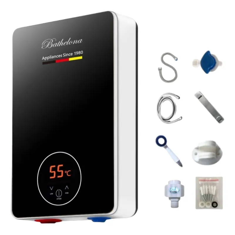 ANYHOGAR - Calentador De Agua Electrico Instantáneo Cocina Baño 6000w