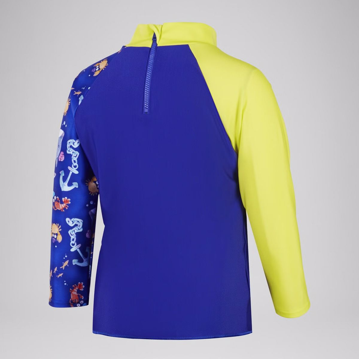 SPEEDO - Traje de baño Niño Speedo Digital Rash Top Manga Larga Azul