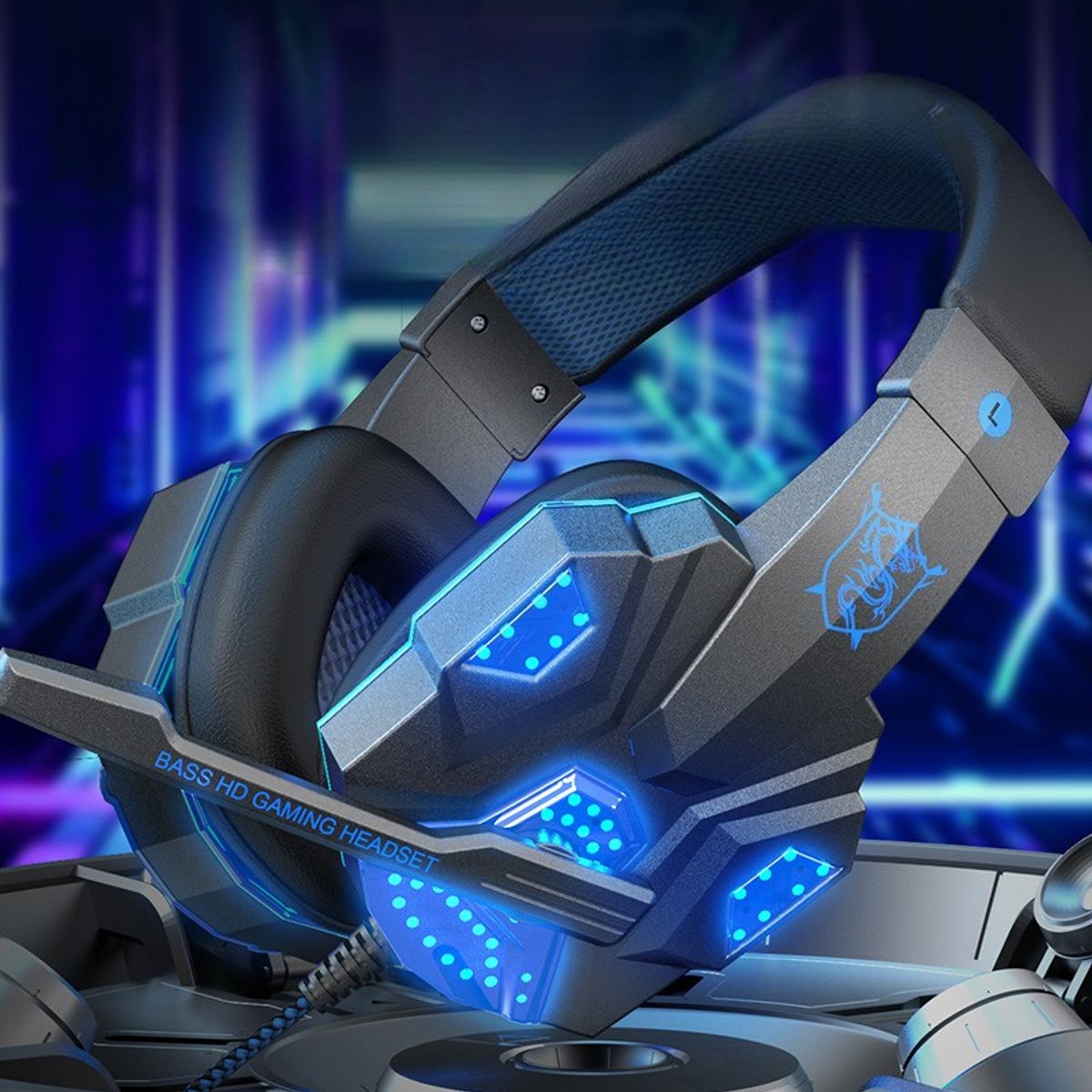 TIOZONEY - Auriculares de juego para la cabeza