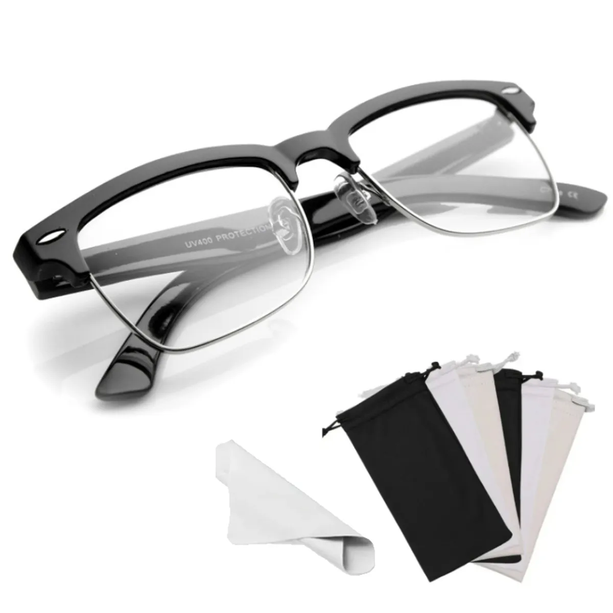 GENERICO - Lentes Con Filtro Azul Negros Modelo Clásico para Computadora