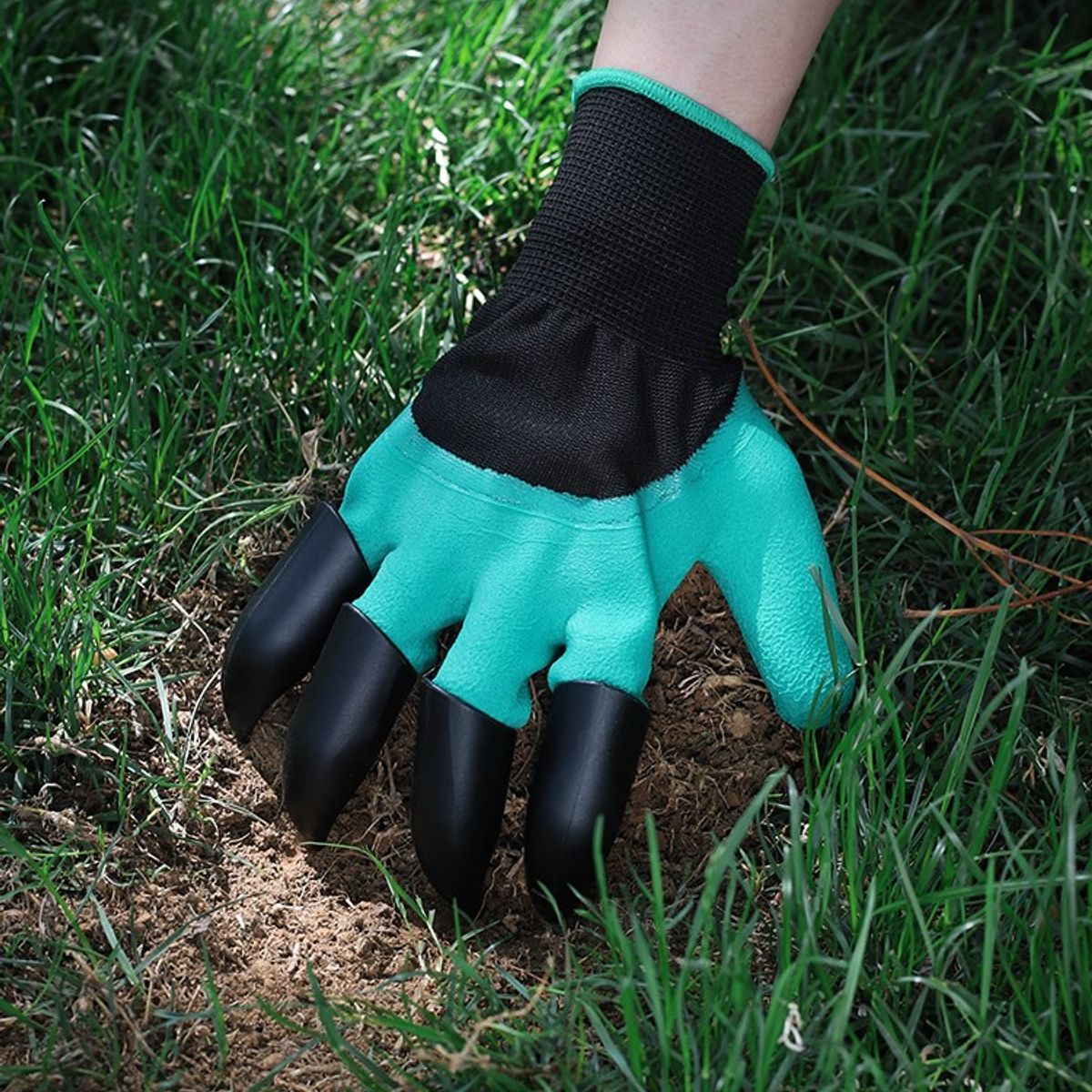 GENERICO - PACK X2 PARES GUANTES DE JARDINERIA CON GARRAS