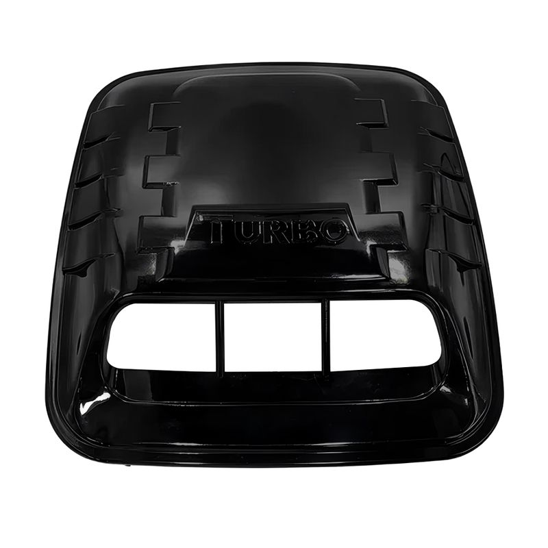 GENERICO - Toma AIire Para Capot Turbo Negro Tuning 3740 CM