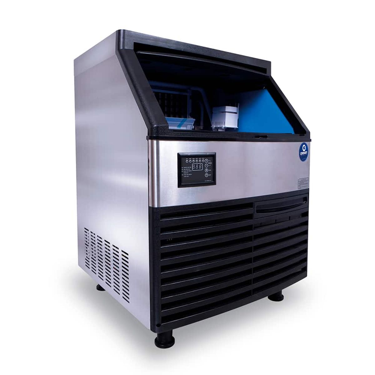 GRONDOY - Máquina de Hielo Industrial 95kg24h - Cubitos para Eventos y Negocios