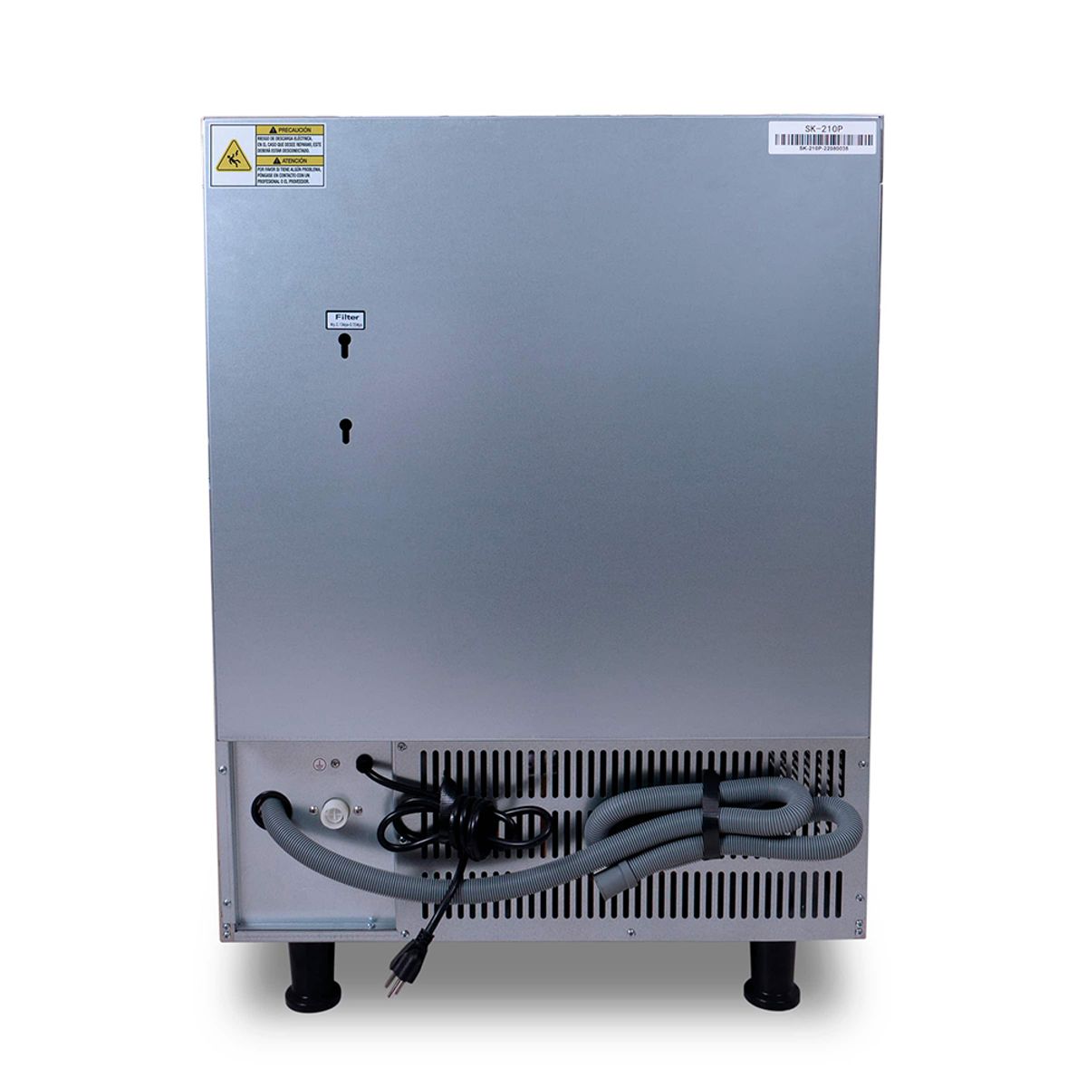 GRONDOY - Máquina de Hielo Industrial 95kg24h - Cubitos para Eventos y Negocios