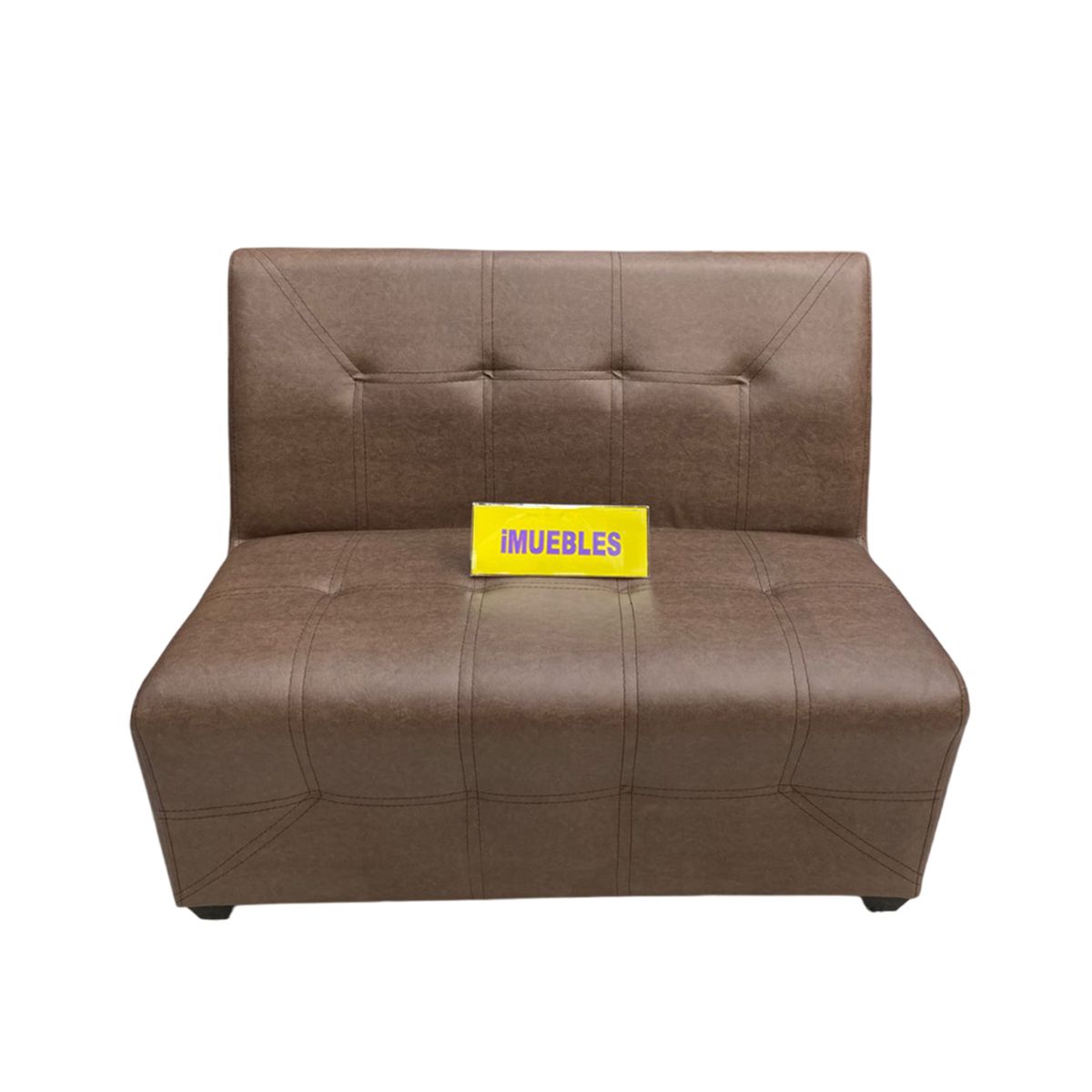 TEMEL - Sillón Doble Sillón Modular Sillón de espera color Café