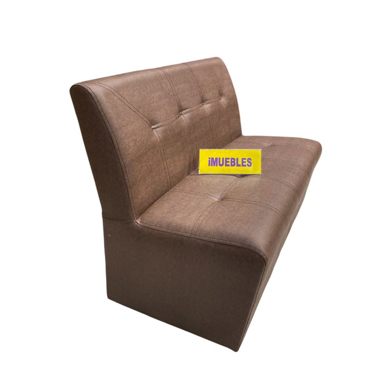 TEMEL - Sillón Doble Sillón Modular Sillón de espera color Café