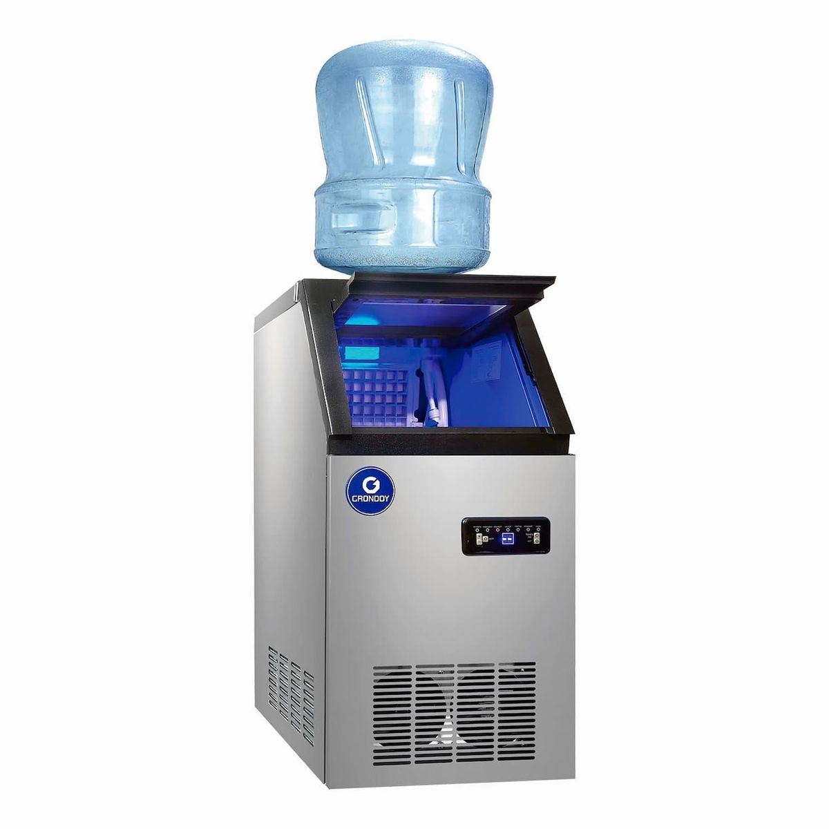 GRONDOY - Máquina de Hielo Grondoy 40kg24h - Cubos pequeños