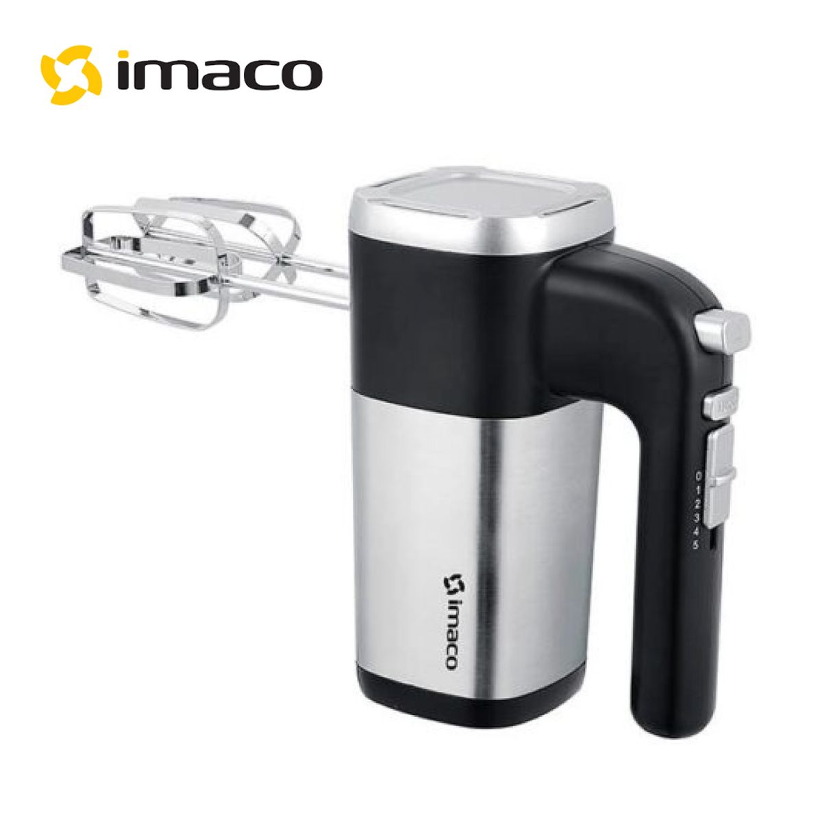 IMACO - Batidora de Mano Acero Inoxidable 400W 5velocidades Imaco  HM 400I