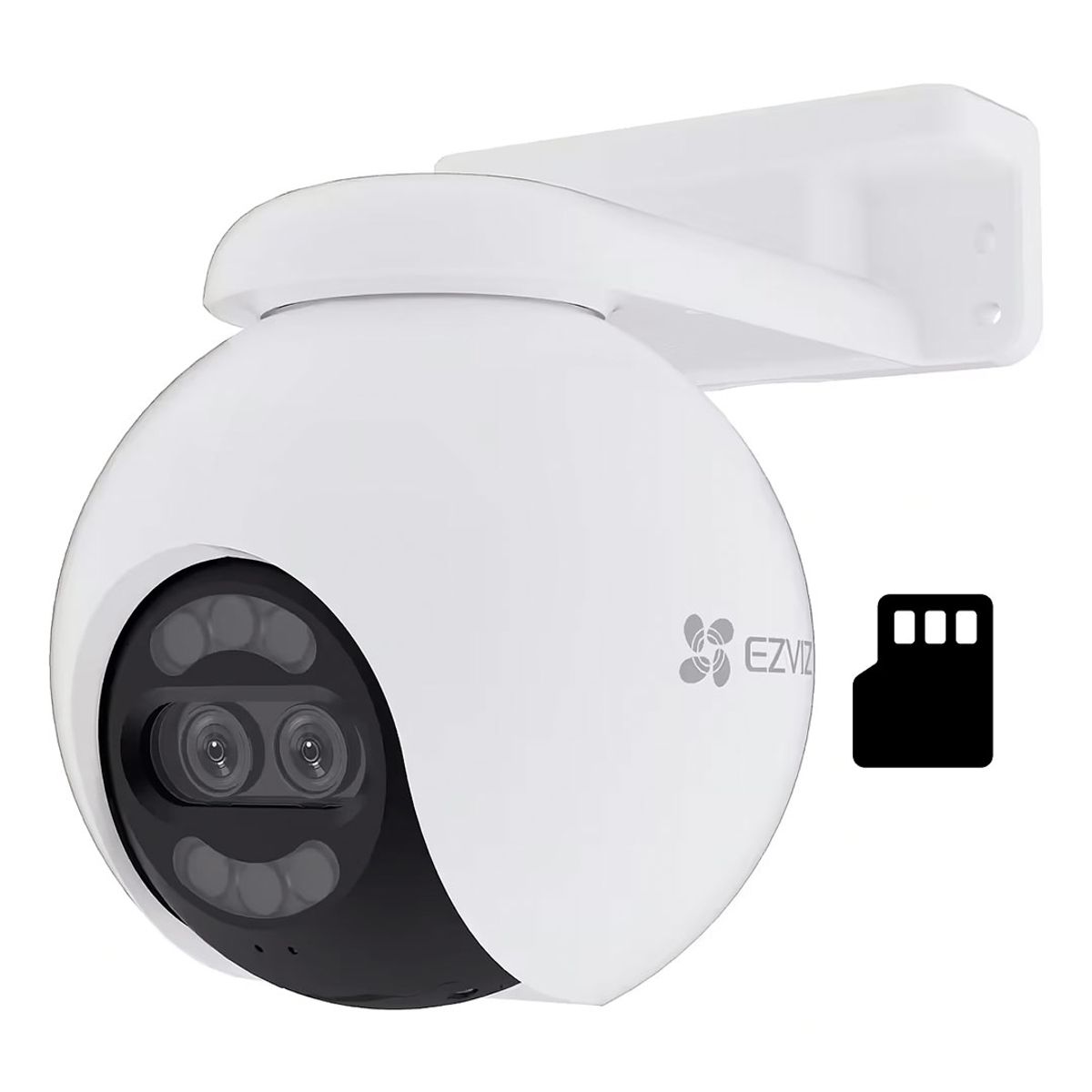 EZVIZ - EZVIZ H80X Dual 4K 128GB Camara de Seguridad WIFI 8MP+2MP