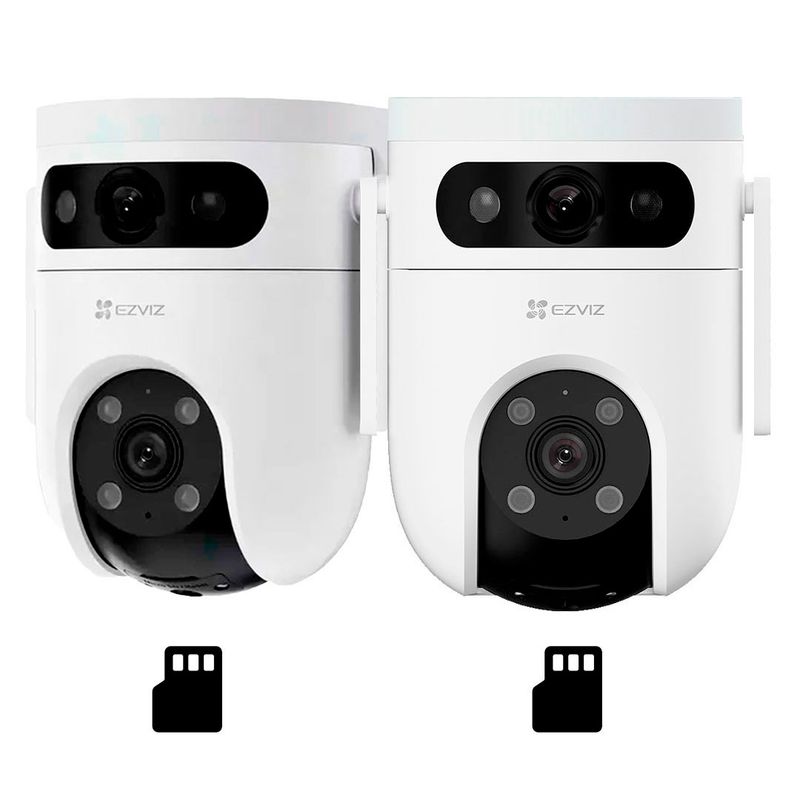 EZVIZ - EZVIZ H9C Dual 2K 2-PACK 256GB Cámara de Seguridad WIFI 3MP